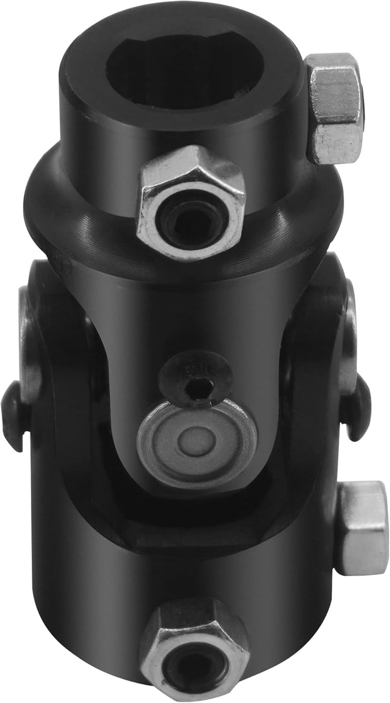 RABROPAR Store 1" DD X 3/4" DD Single Steering Shaft U Joint Coupler Black Steel Universal Coupling - Image 3